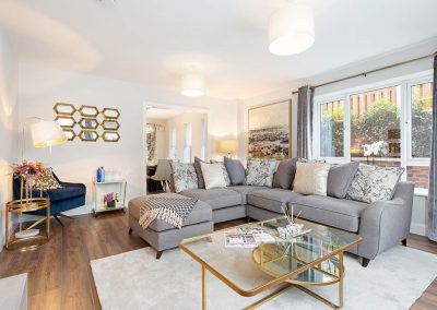 Open plan living space in Linenfield Drogheda