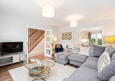 Open plan living space in Linenfield Drogheda